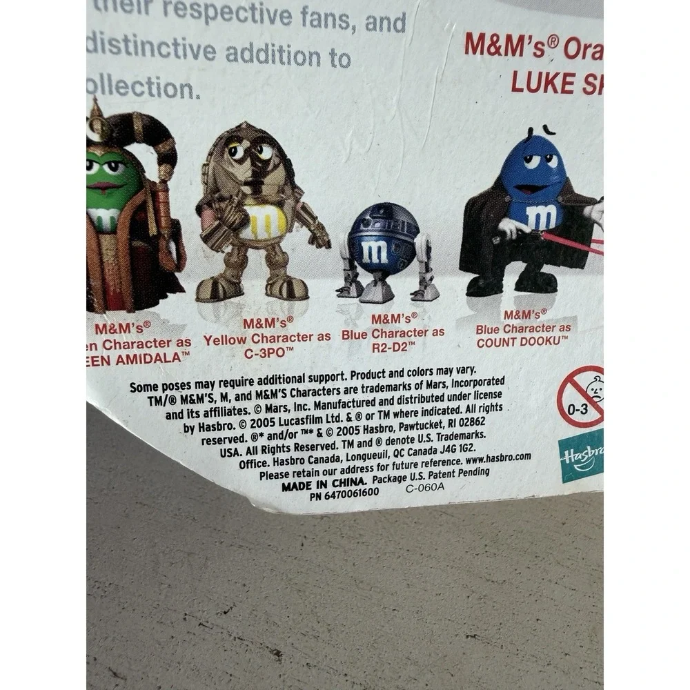 M&Ms Star Wars Chocolate Mpire Luke Skywalker Princess Leia Figure Vtg 2005 MMs - Picture 4 of 6